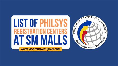 philsys registration center near me|You Can Register for Your National ID At SM Malls.